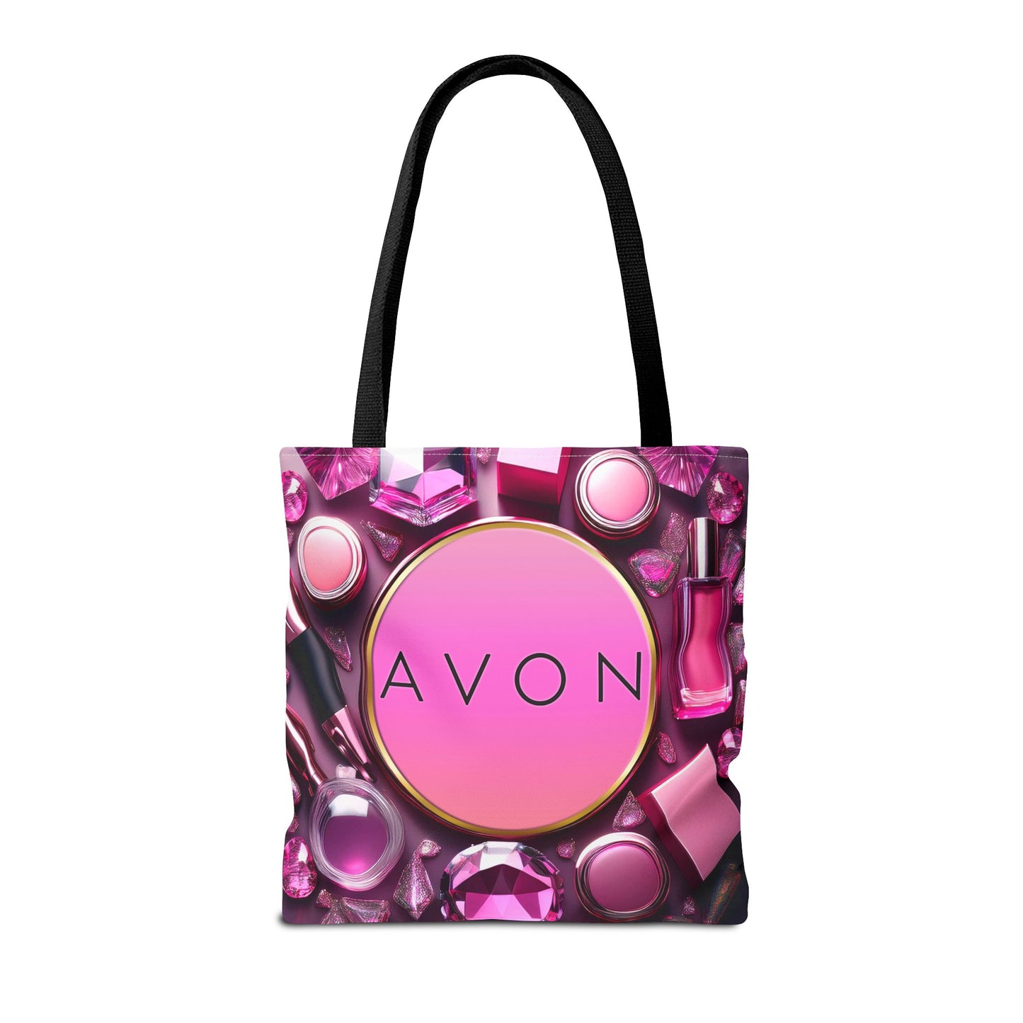 Glamorous AVON Tote Bag - Stylish Pink Cosmetics Design for Fashion Lovers