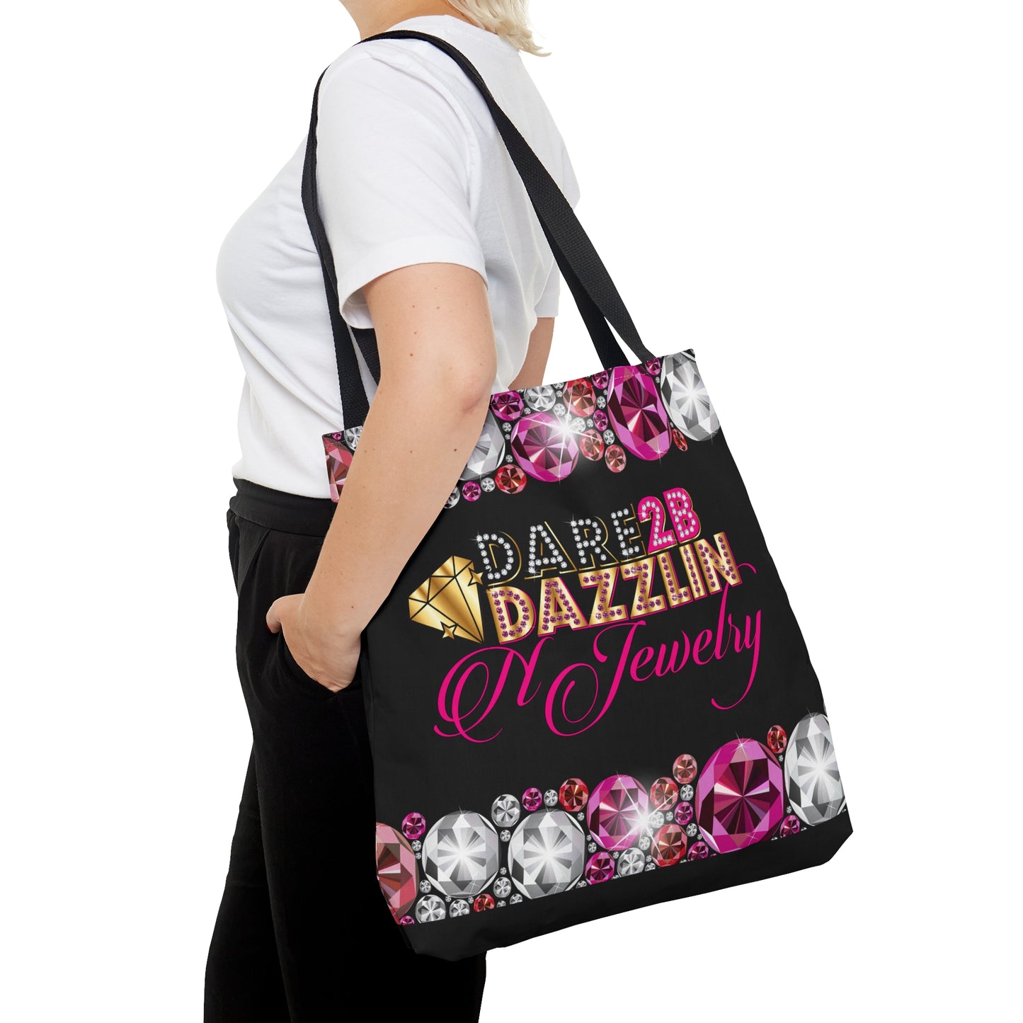 Bling Personalized Tote Bag - 2 sizes