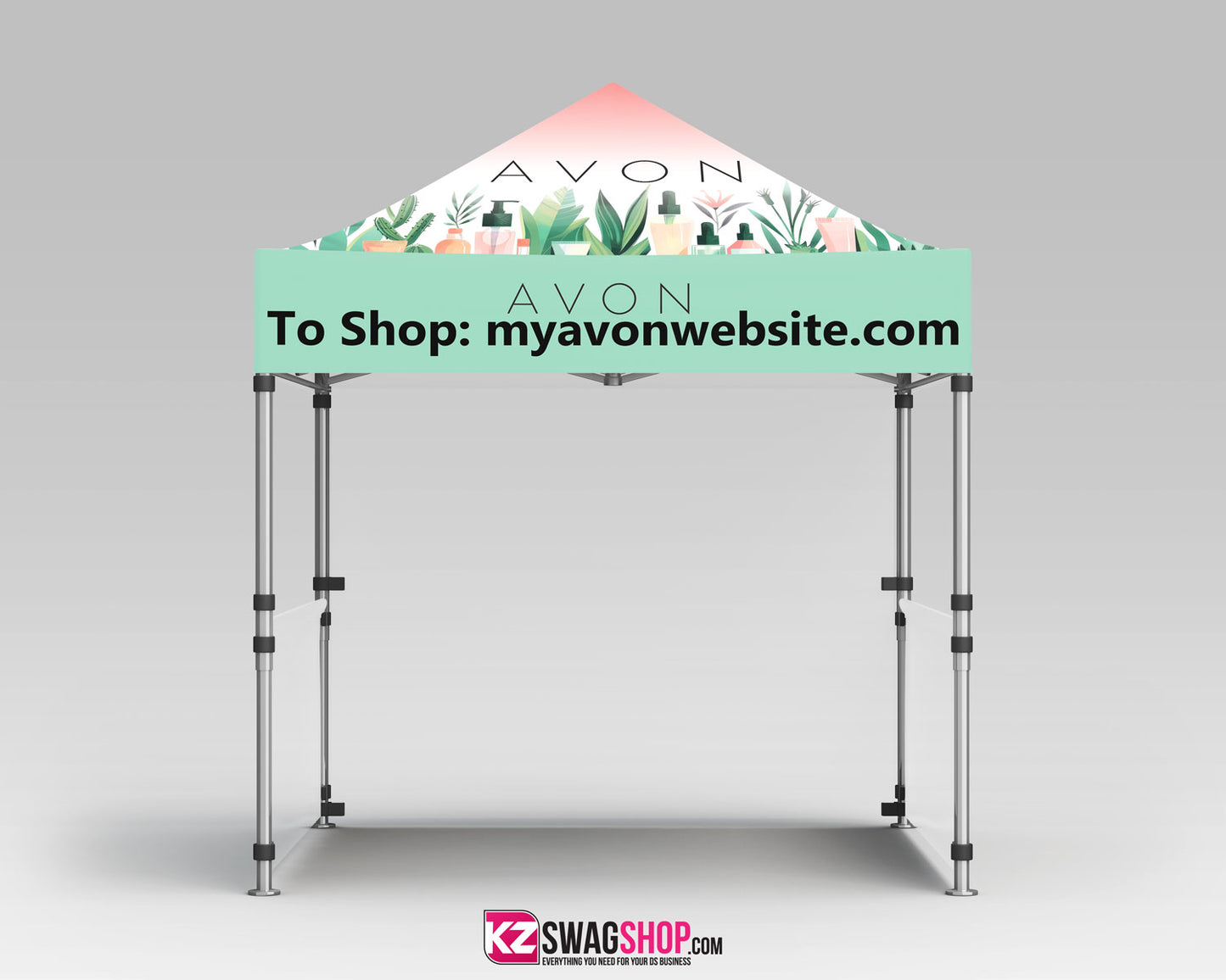 AVON Personalized 10x10 Event Tent (Full Color)