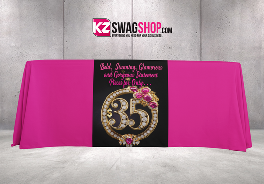 $8 Bling  24x72 Table Runner- SPECIALTY $35 JEWELRY style 3