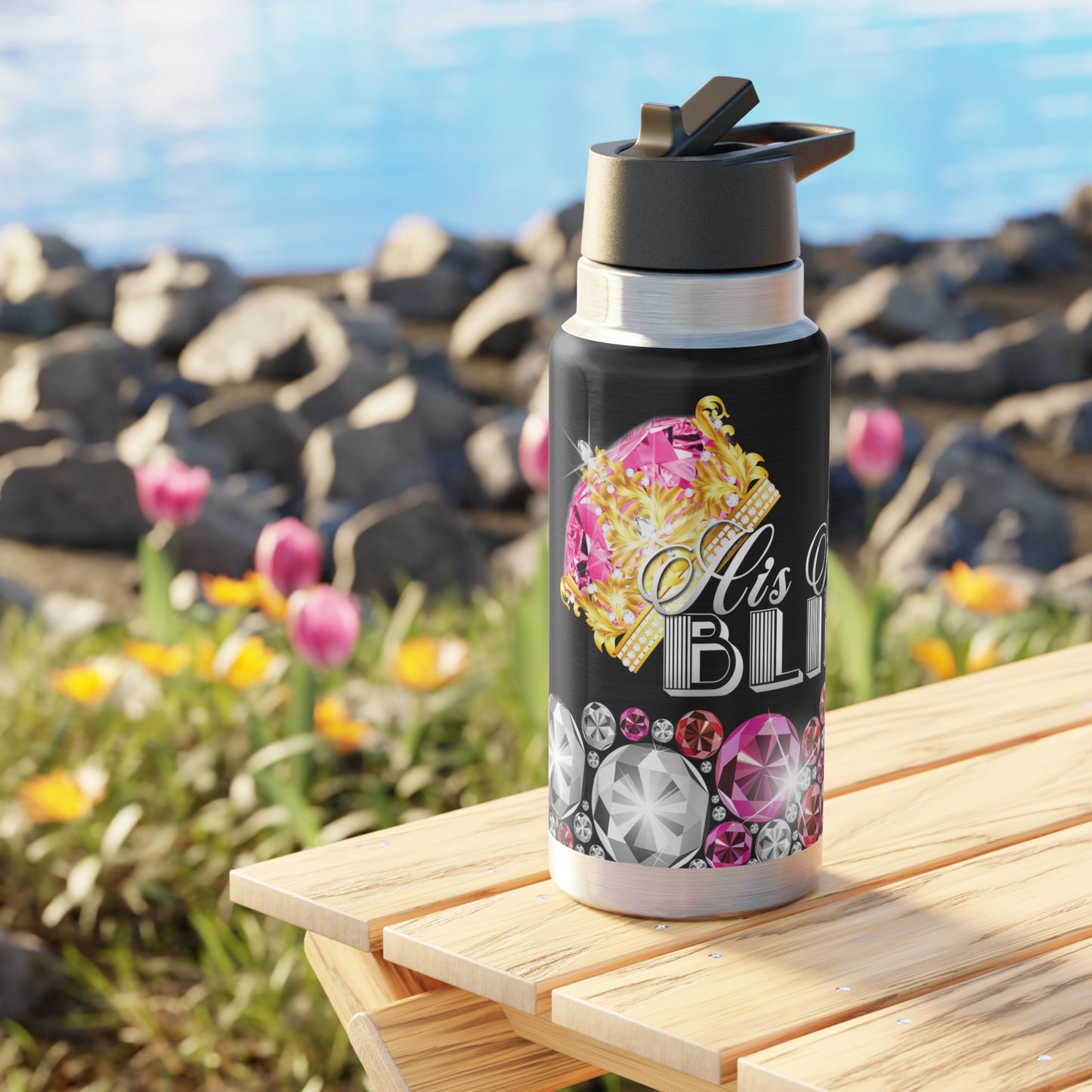 Bling Personalized 32 oz tumbler