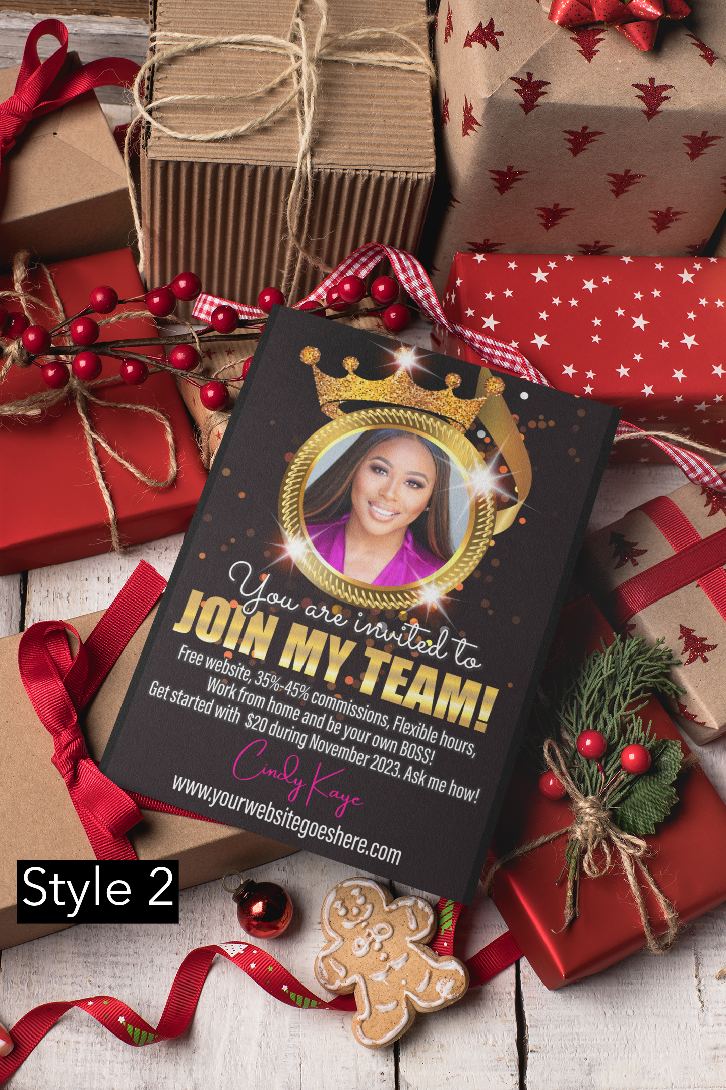 ***PRINTED ** 200 4x6 Bling November promotion