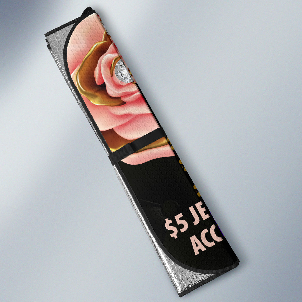 $5 Bling Car Shade Personalized