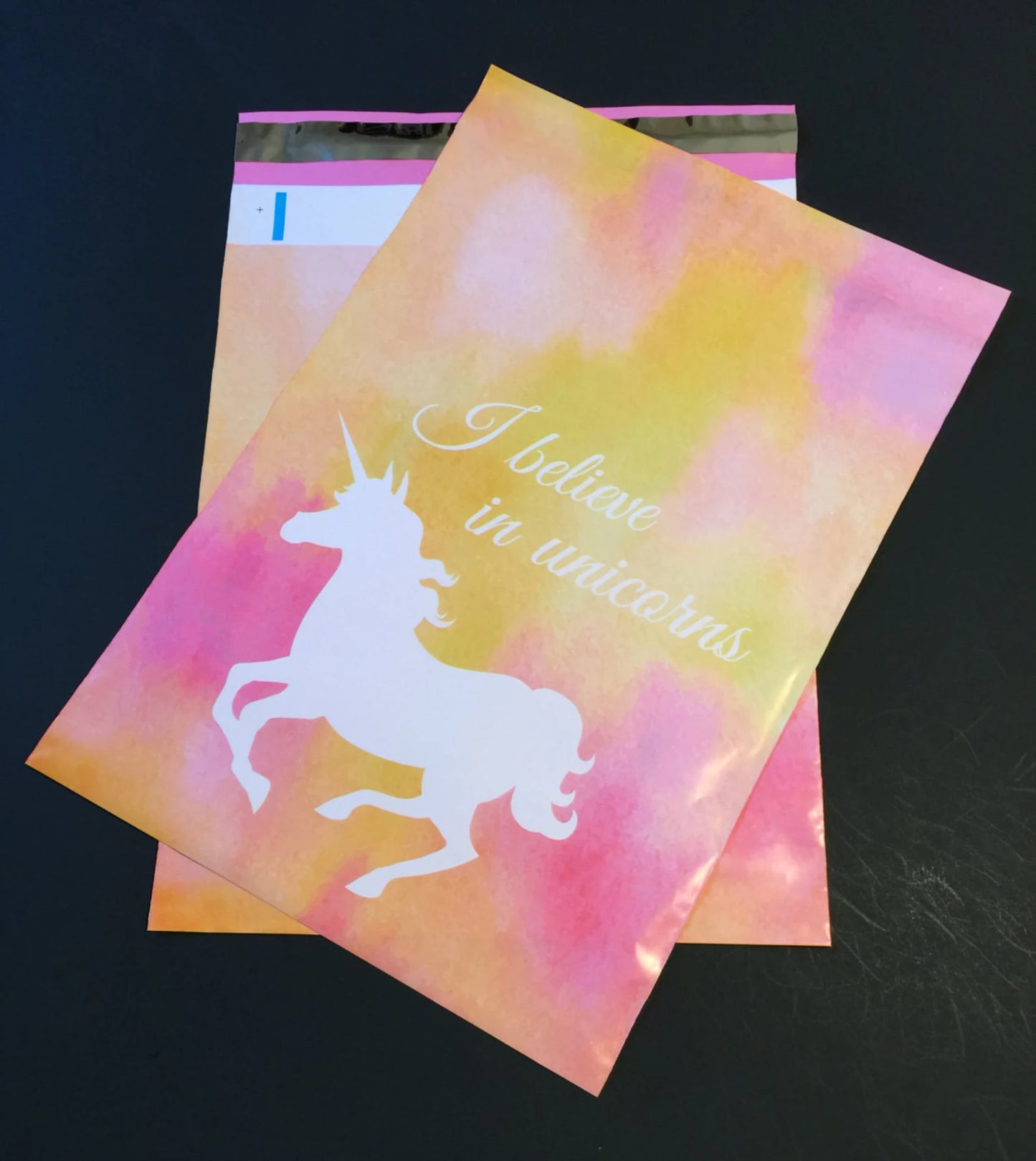 6x9 Unicorn print poly mailer pack of 40