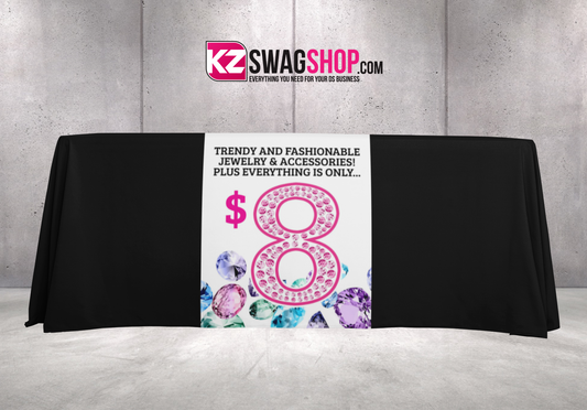 $8 Bling  24x72 Table Runner- JEWELS