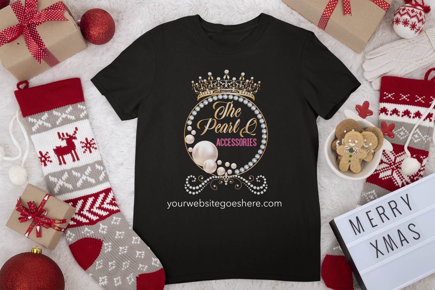 Bling Personalized Logo T-shirt