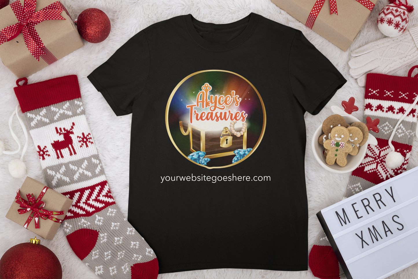Bling Personalized Logo T-shirt