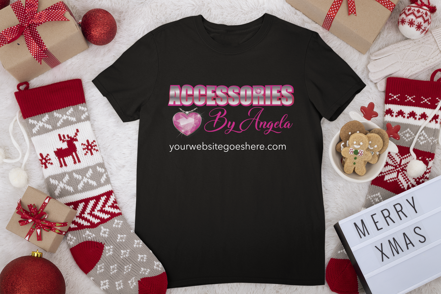 Bling Personalized Logo T-shirt