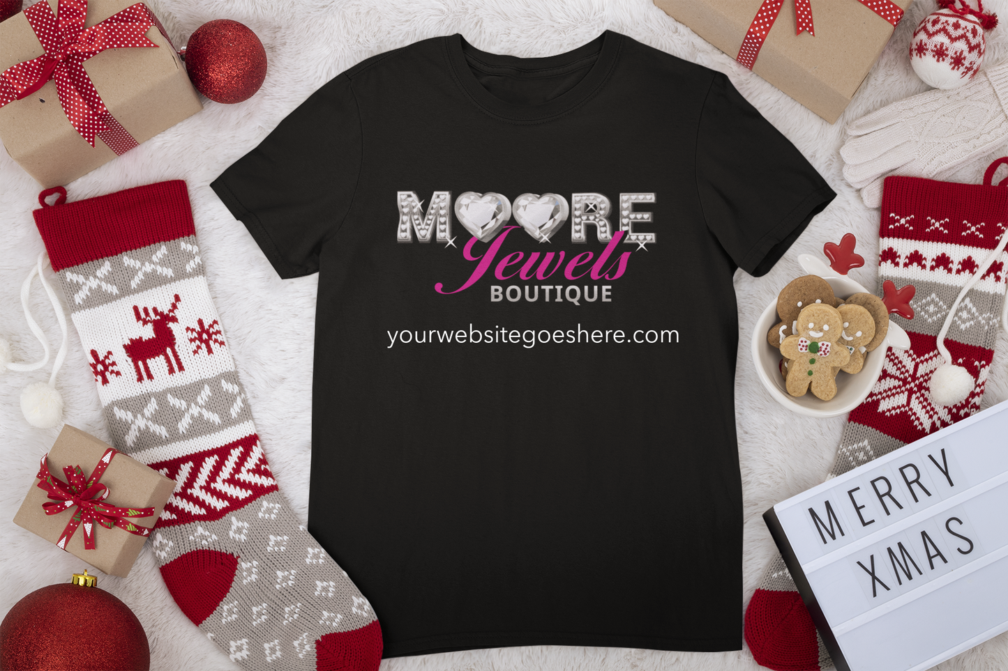 Bling Personalized Logo T-shirt