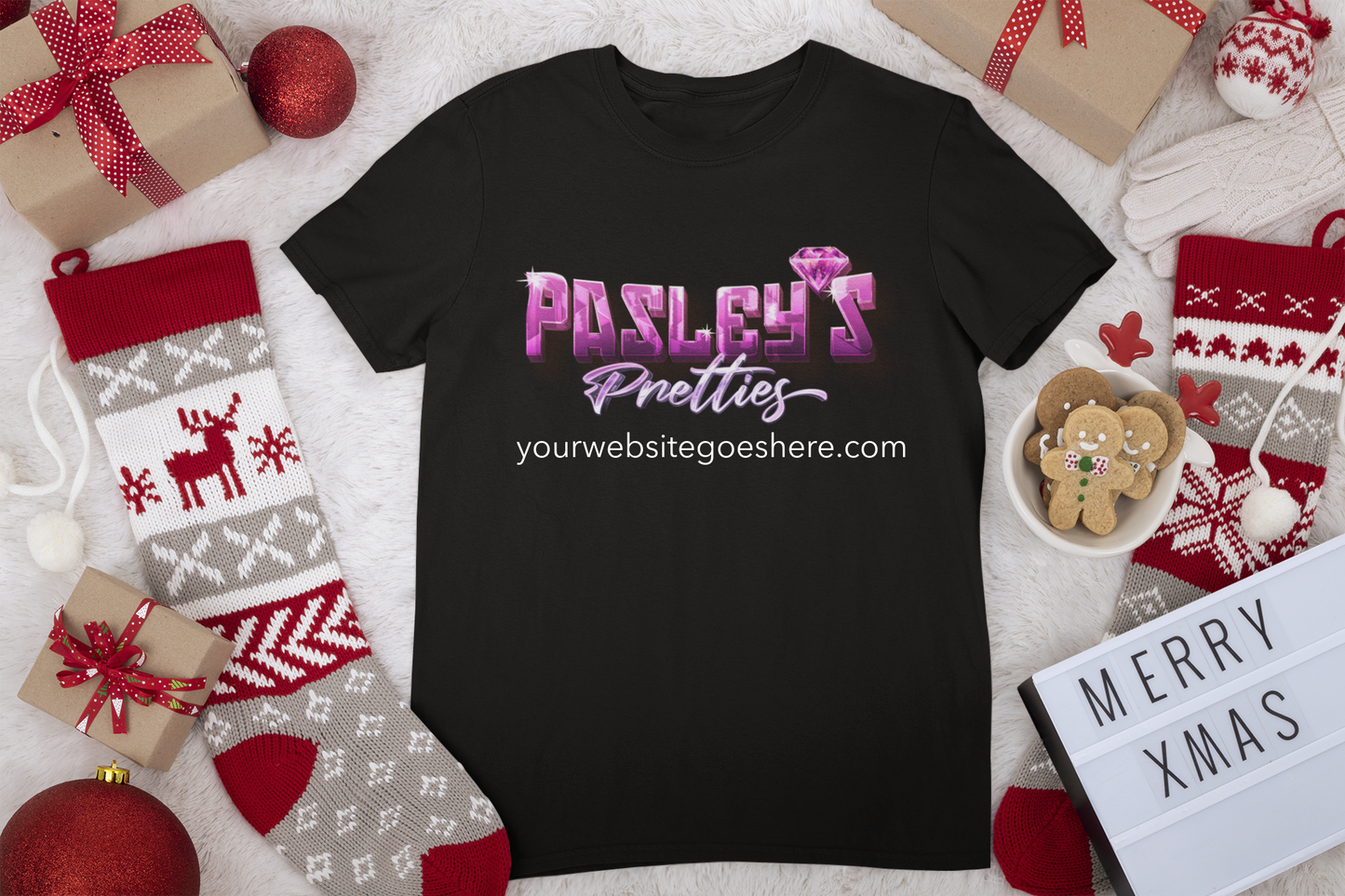 Bling Personalized Logo T-shirt