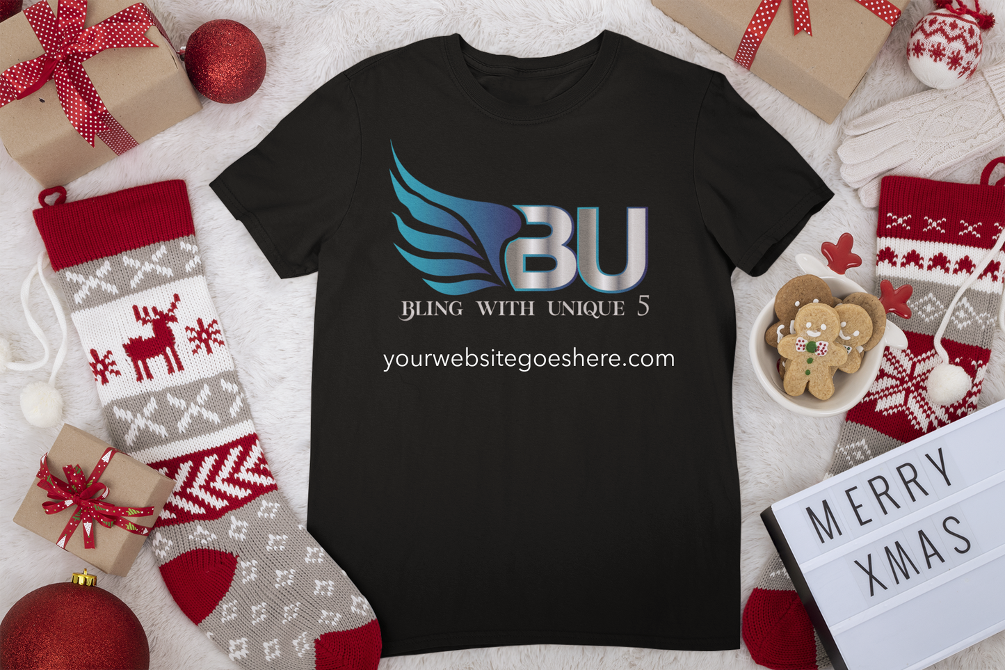 Bling Personalized Logo T-shirt