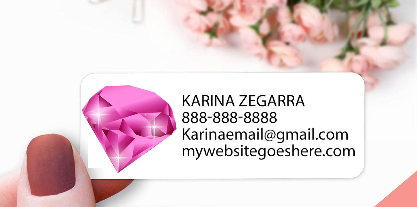 Bling Labels 1"x2.625 - PACK OF 210