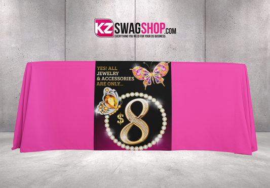 $8 Bling  24x72 Table Runner - BEAUTIFLY