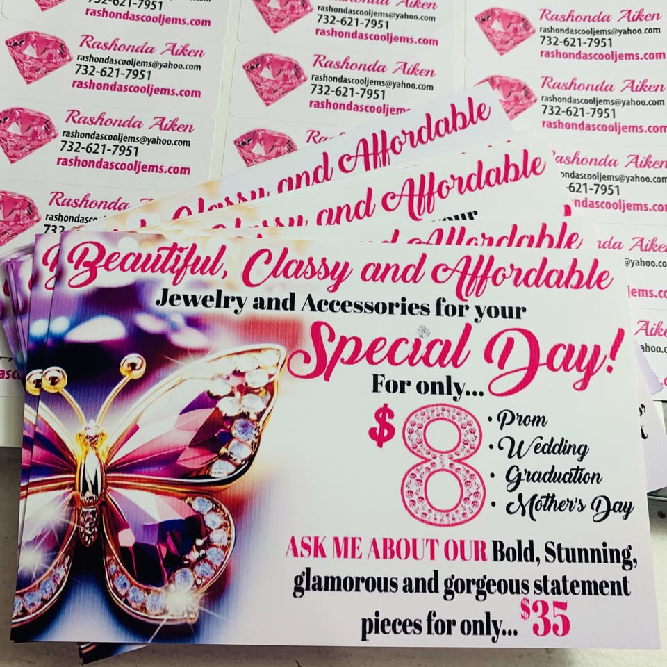 Bling Spring Special Occasion 4x6 Blitz Cards blank