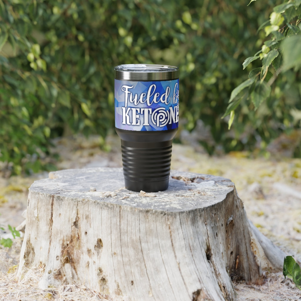 PRUVIT 30oz stainless steel black tumbler - STYLE 2