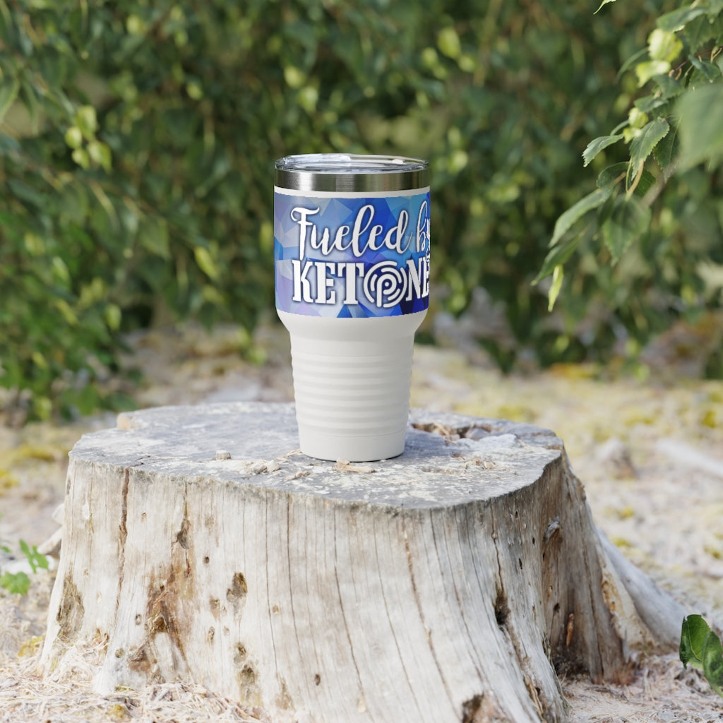 PRUVIT 30oz stainless steel black tumbler - STYLE 2