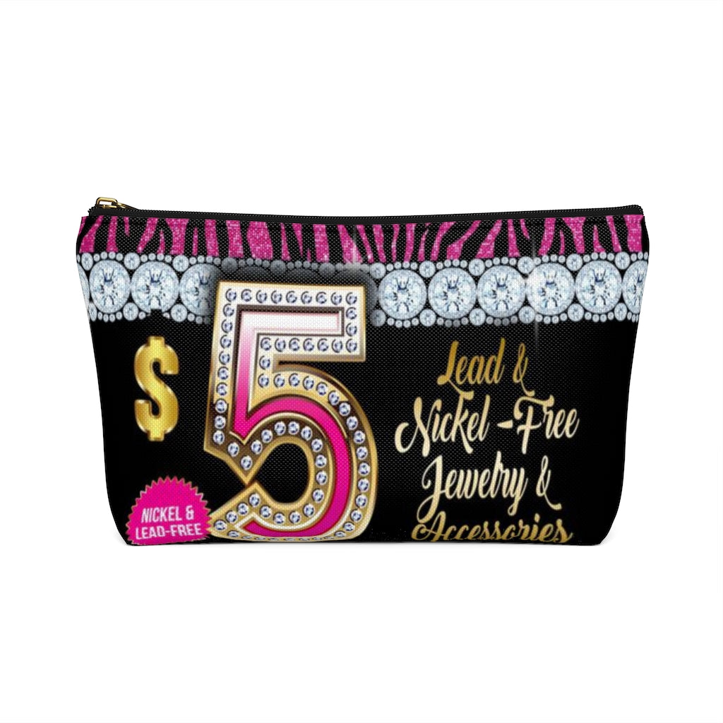 Accessory Pouch w T-bottom - WILD - 2 SIZES AVAILABLE!!