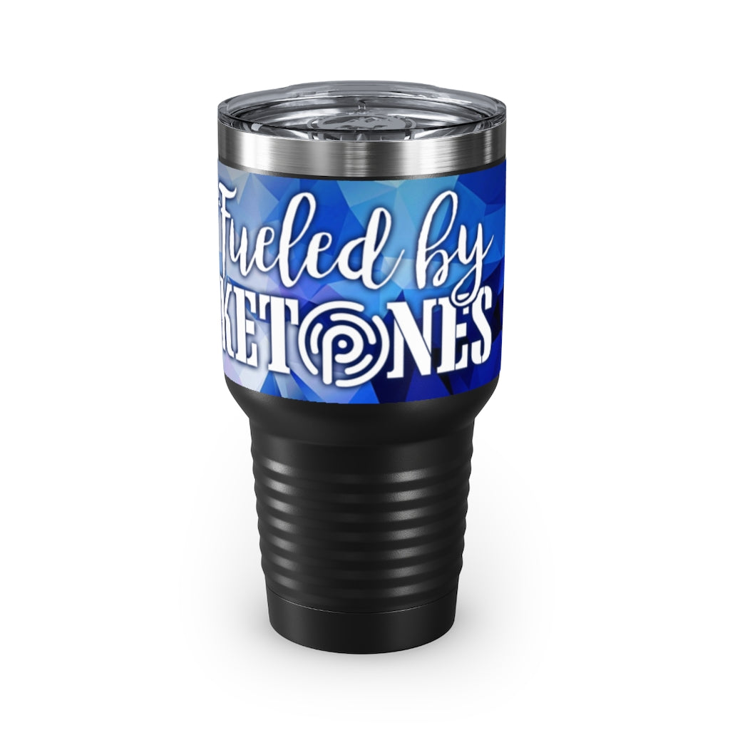PRUVIT 30oz stainless steel black tumbler - STYLE 2