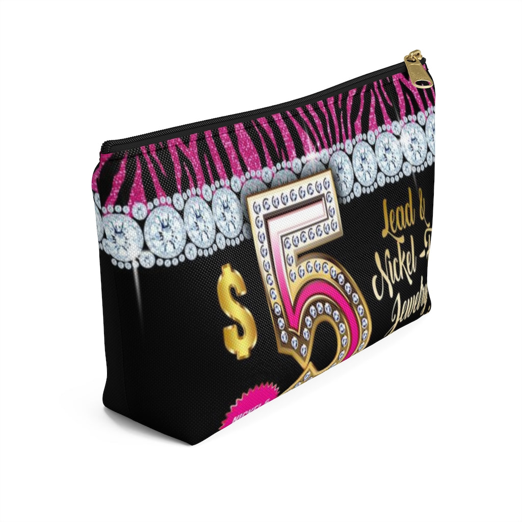 Accessory Pouch w T-bottom - WILD - 2 SIZES AVAILABLE!!