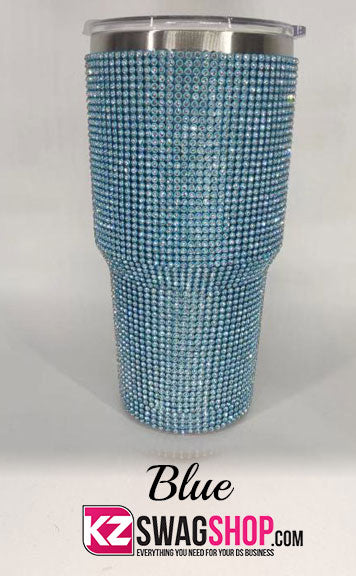 Bling Sparkling Rhinestone Stainless Steel Tumbler - 30oz - 10 COLORS!!!