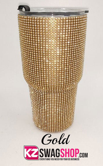 Bling Sparkling Rhinestone Stainless Steel Tumbler - 30oz - 10 COLORS!!!