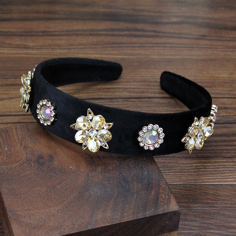 Bling sparkly colorful crystal headband rhinestone - Several styles