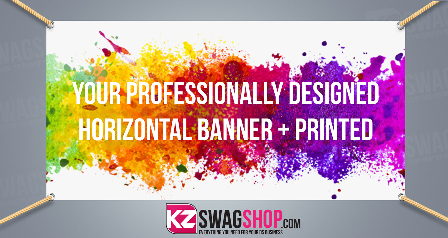 Custom Horizontal Vinyl Banners