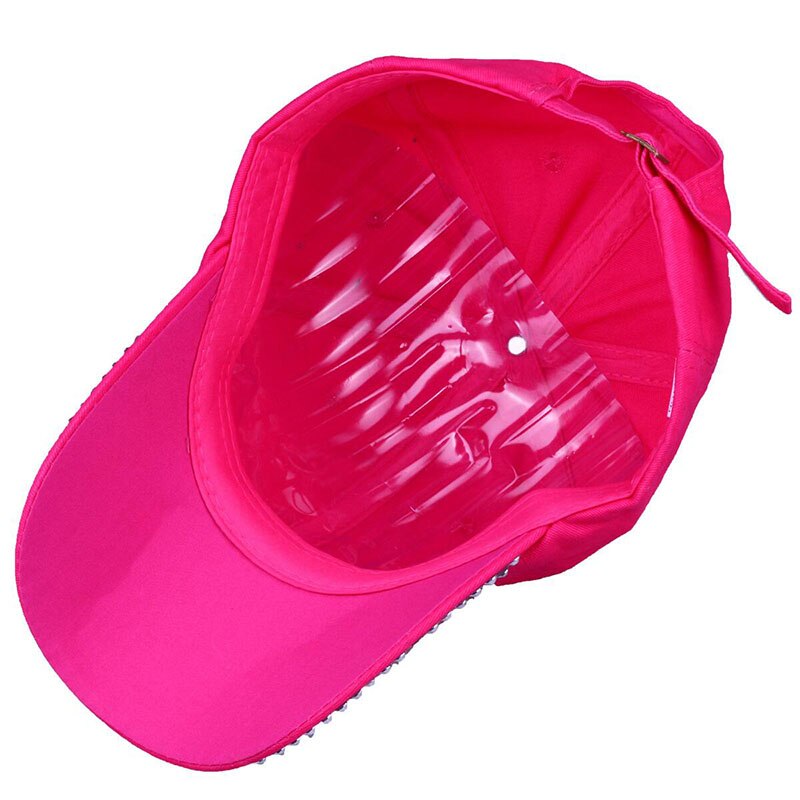 Cancer Awareness Pink Ribbon bling rhinestones hat