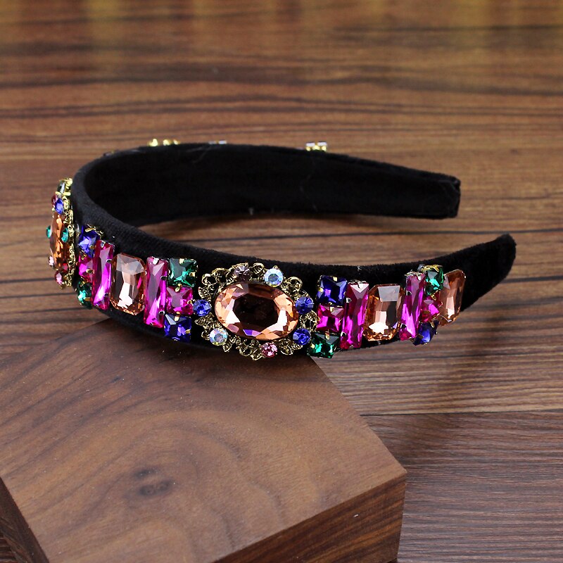 Bling sparkly colorful crystal headband rhinestone - Several styles