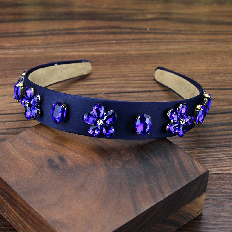 Bling sparkly colorful crystal headband rhinestone - Several styles