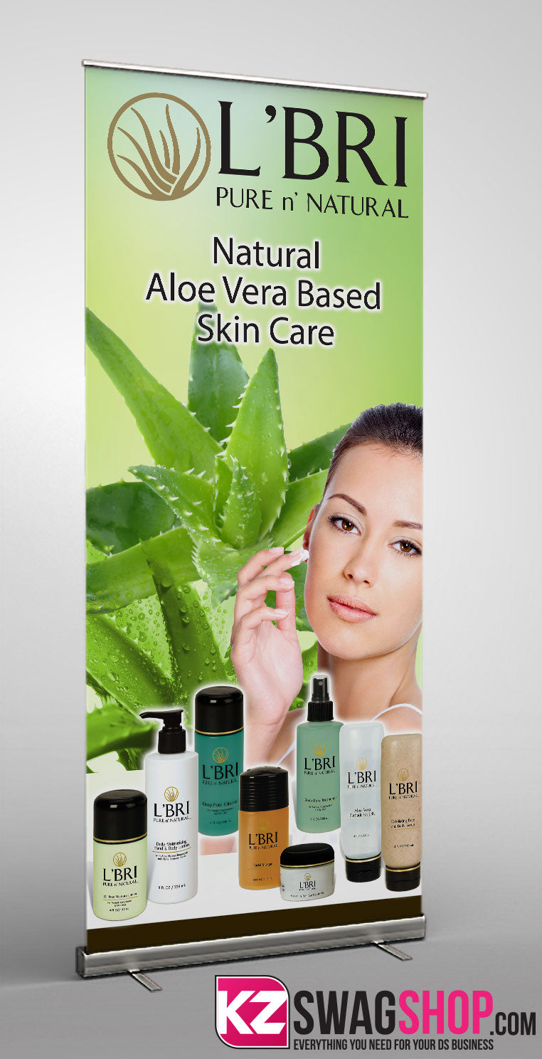 L'Bri-BANNER Retractable Banner - Style 2