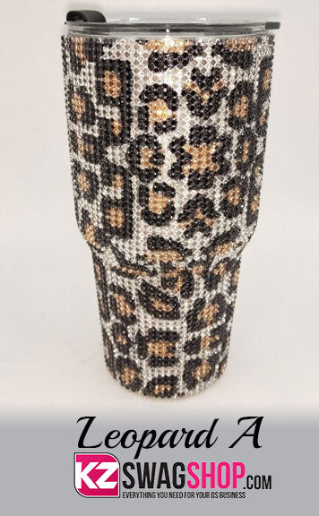 Bling Sparkling Rhinestone Stainless Steel Tumbler - 30oz - 10 COLORS!!!