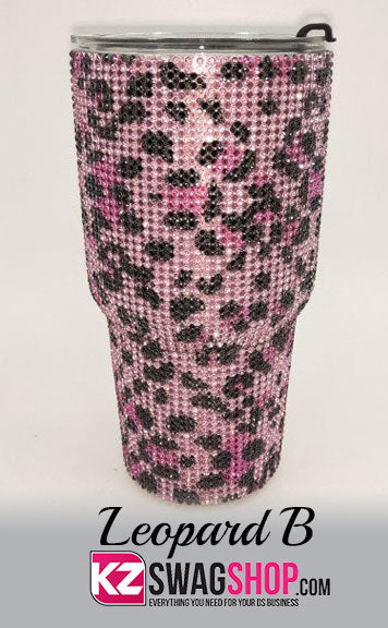 Bling Sparkling Rhinestone Stainless Steel Tumbler - 30oz - 10 COLORS!!!