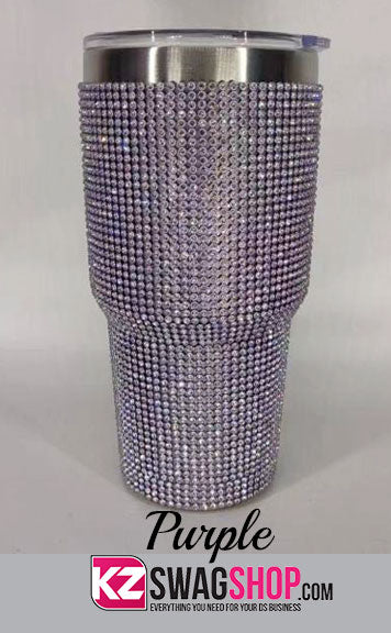 Bling Sparkling Rhinestone Stainless Steel Tumbler - 30oz - 10 COLORS!!!