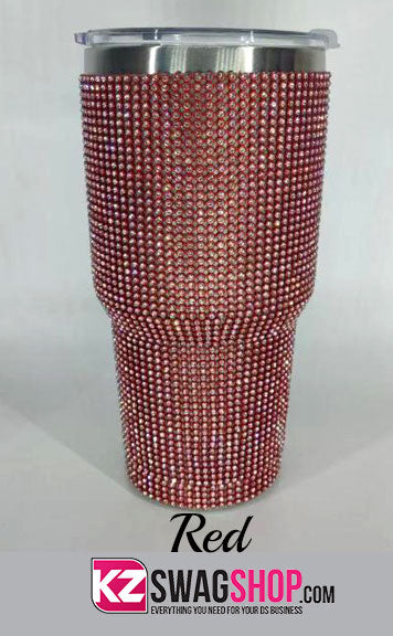 Bling Sparkling Rhinestone Stainless Steel Tumbler - 30oz - 10 COLORS!!!