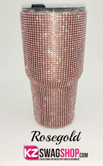 Bling Sparkling Rhinestone Stainless Steel Tumbler - 30oz - 10 COLORS!!!