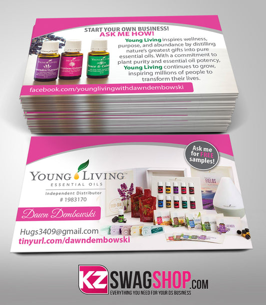 YOUNG LIVING Business Cards Style 3