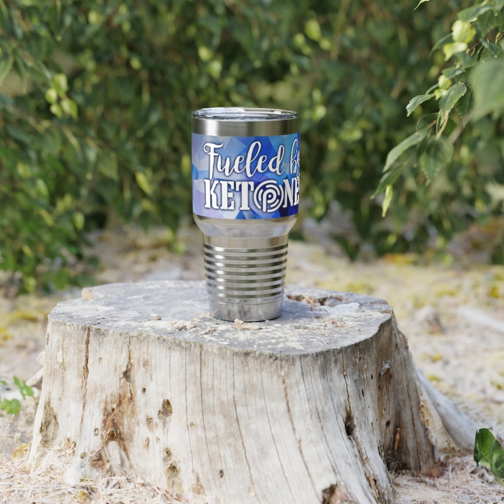 PRUVIT 30oz stainless steel black tumbler - STYLE 2