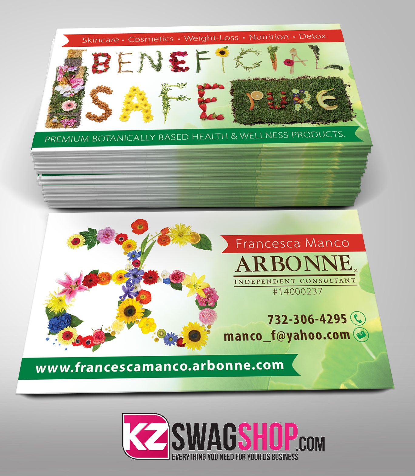 Arbonne Business Cards Style 1