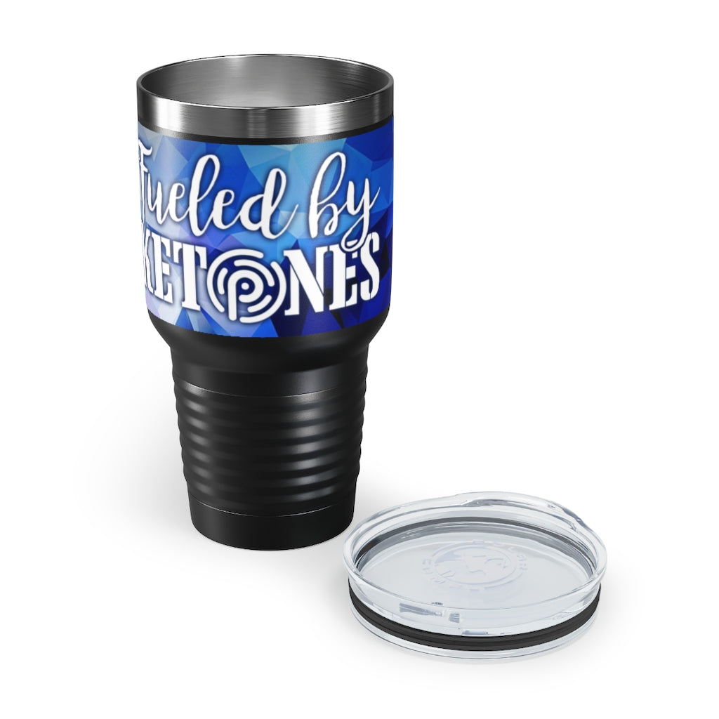PRUVIT 30oz stainless steel black tumbler - STYLE 2