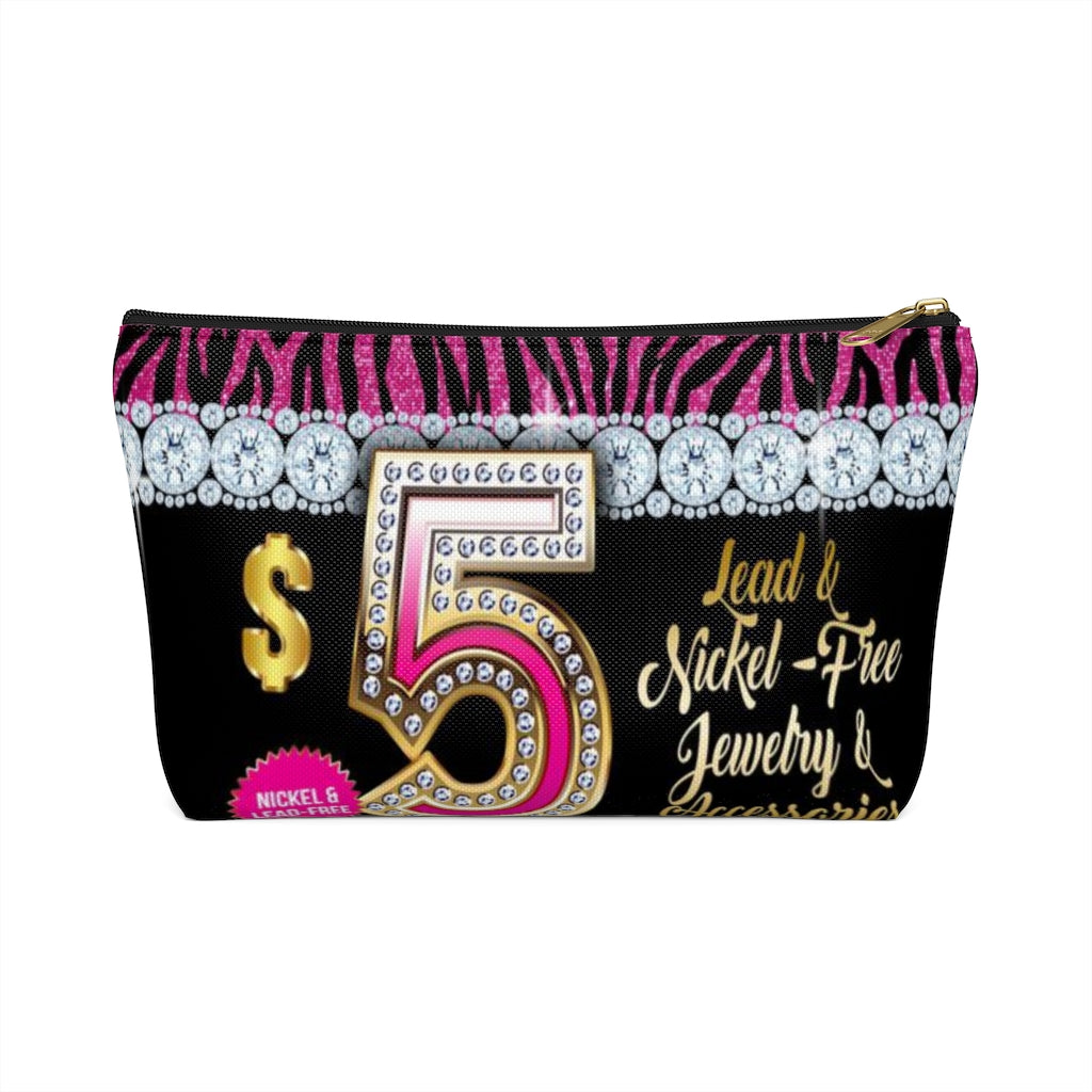 Accessory Pouch w T-bottom - WILD - 2 SIZES AVAILABLE!!