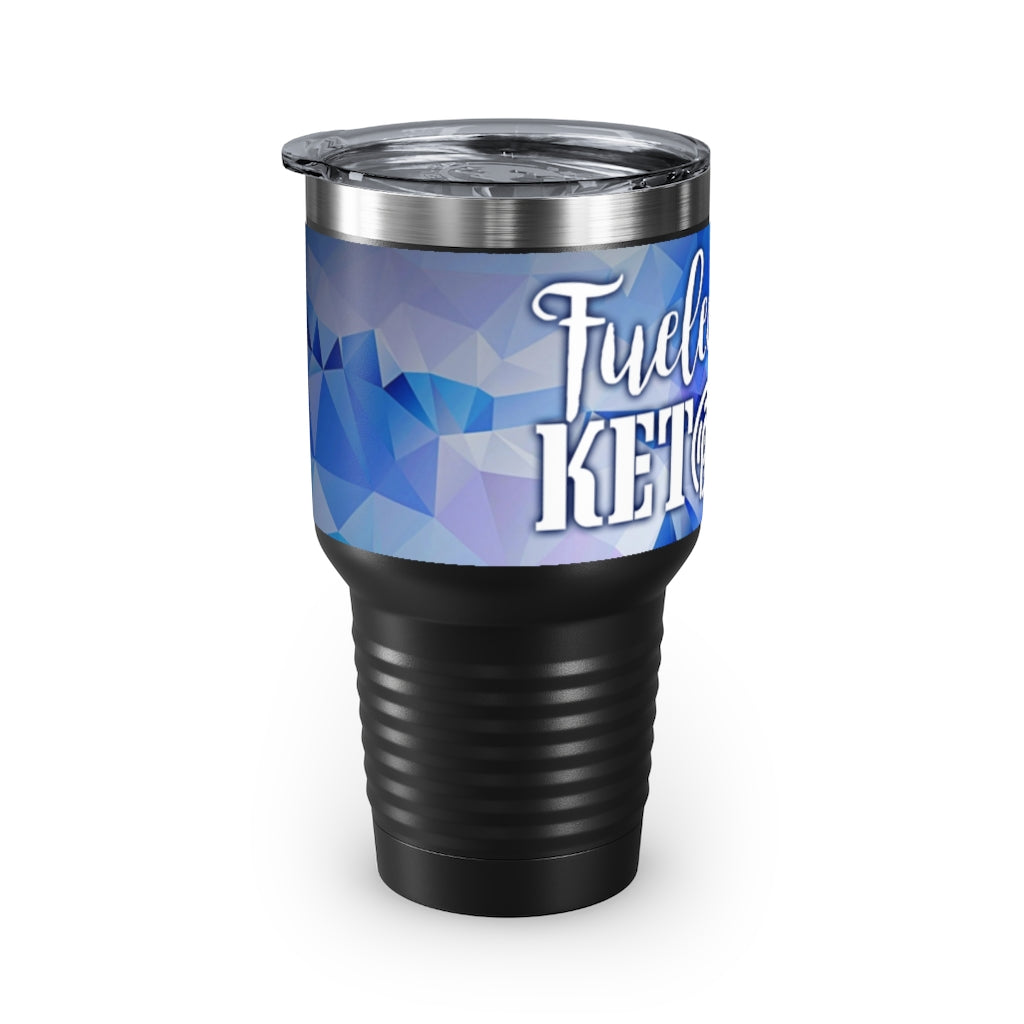 PRUVIT 30oz stainless steel black tumbler - STYLE 2