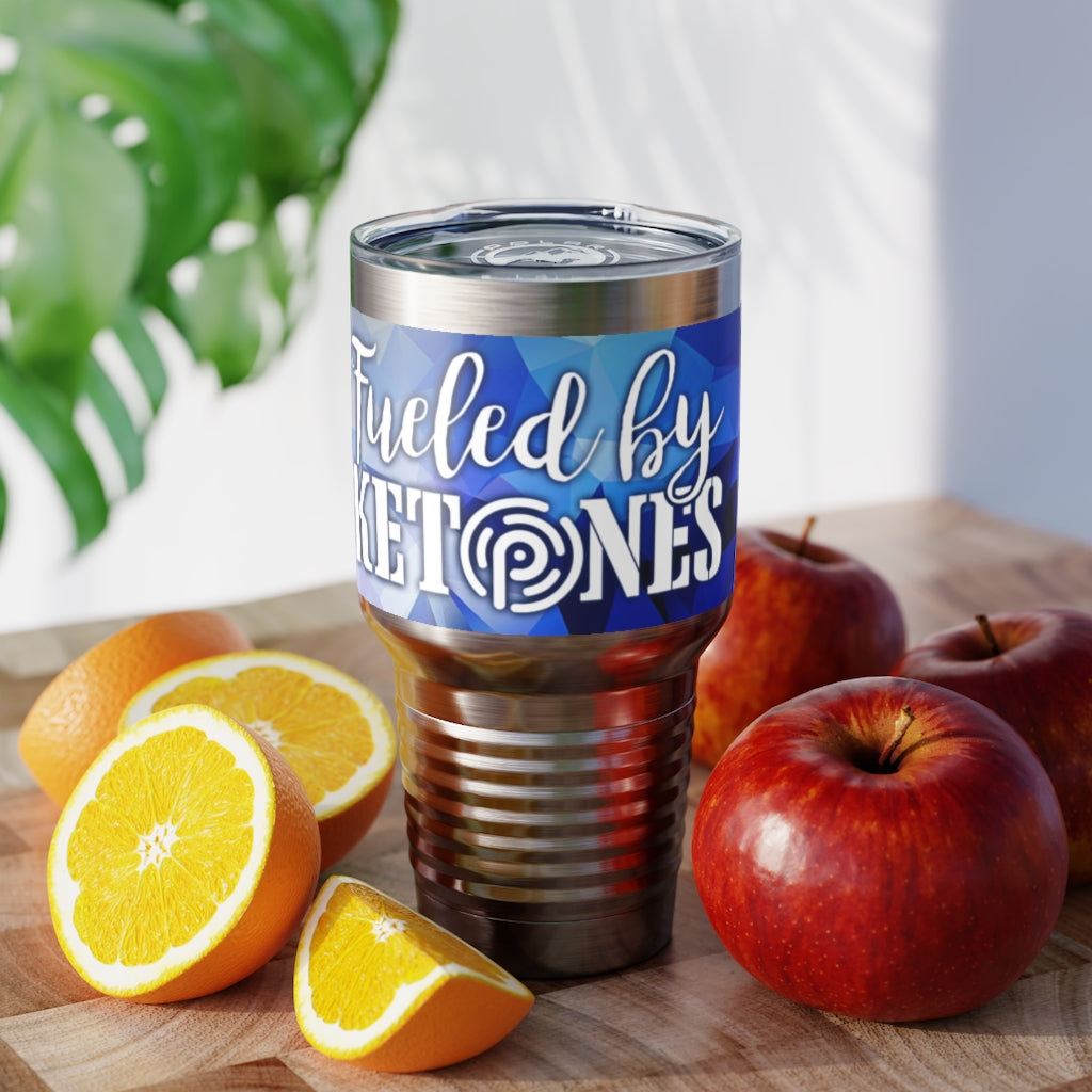 PRUVIT 30oz stainless steel black tumbler - STYLE 2