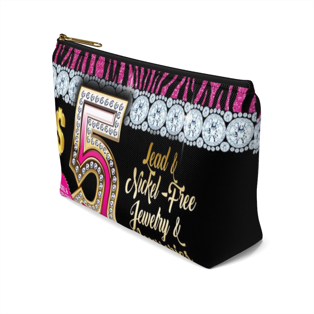 Accessory Pouch w T-bottom - WILD - 2 SIZES AVAILABLE!!