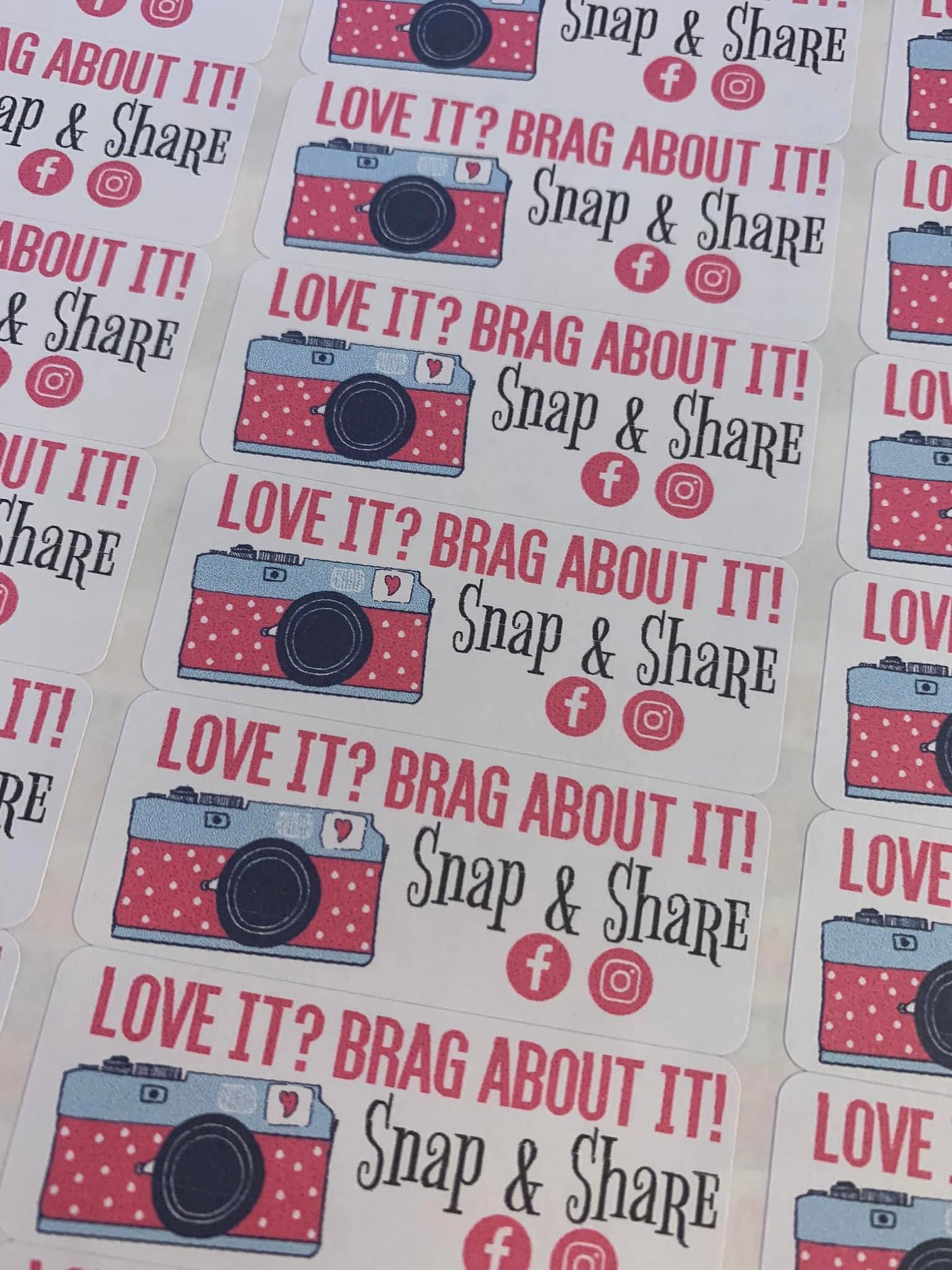 Love it? Brag about it! Stickers pack of 180