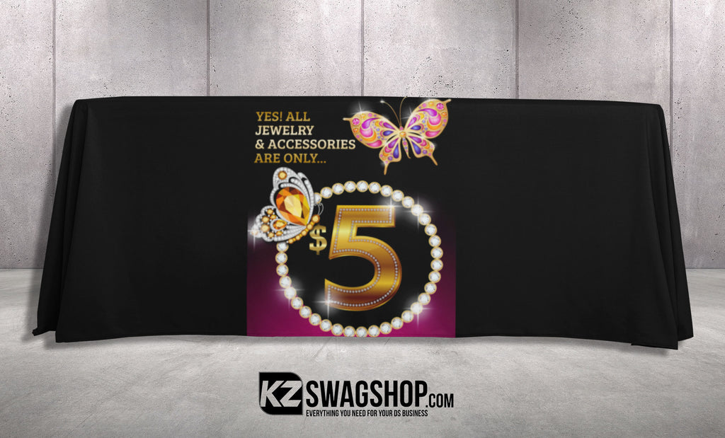 $5 Bling 24x72 Table Runner- BEAUTIFLY