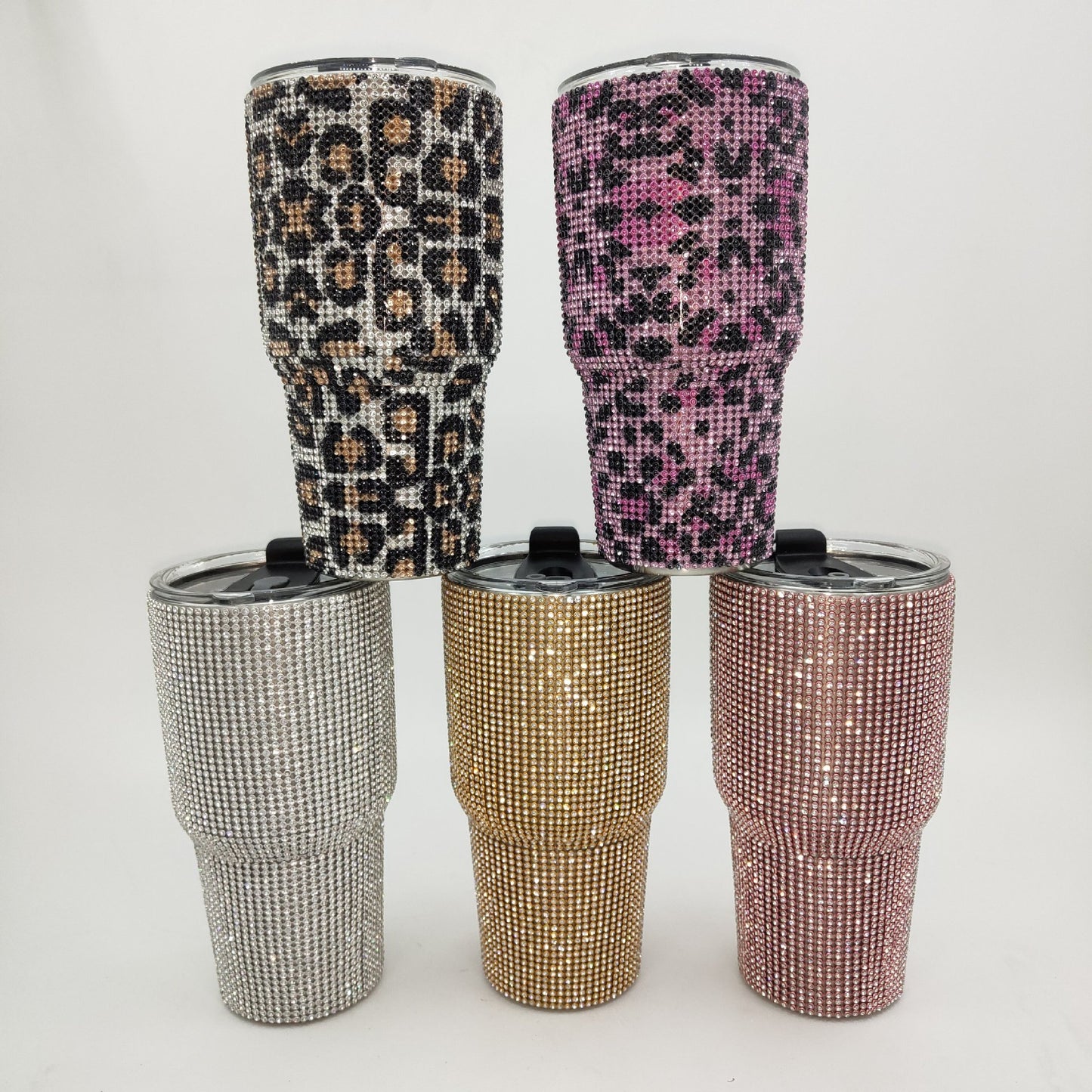 Bling Sparkling Rhinestone Stainless Steel Tumbler - 30oz - 10 COLORS!!!