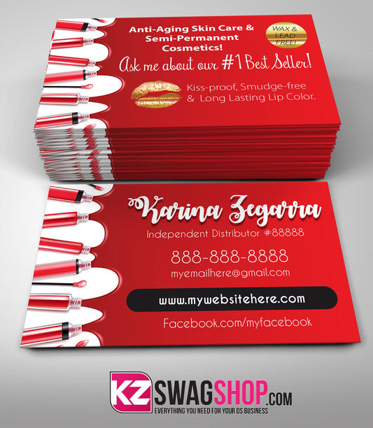 SeneGence Business Cards Style 6