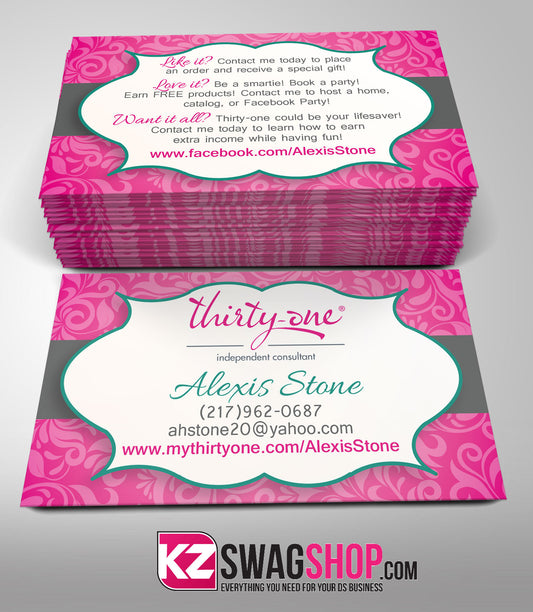 Thirty One Business Cards Style 1