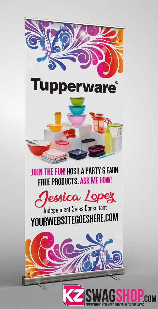 Tupperware Retractable Banner style 1